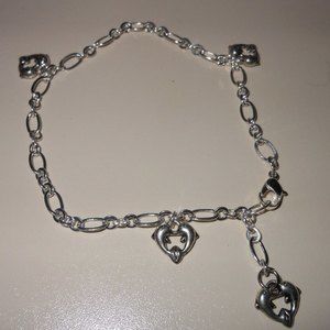 Kissing Dolphins Anklet